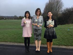 Chinese teacher with students