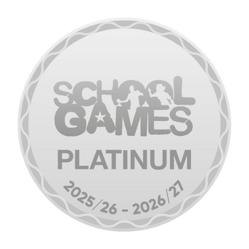 Logo for School Games Platinum 2025-27