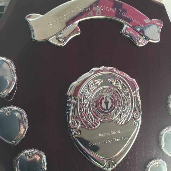 Sandown football tournament winning shield